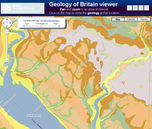 Geology of Britain viewer gives website visitors an interactive experience with geology data.