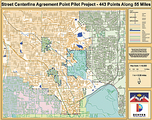 DenverGIS enhances communication by integrating centerlines between jurisdictions.