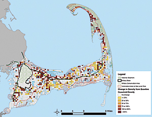 The population change map