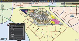 Status reporting is easy with the master plan map.