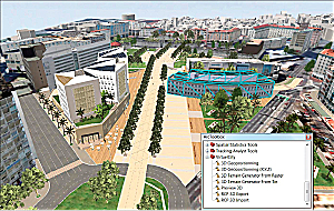 A view of 3D buildings for Porte d'Italie in Toulon