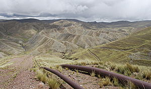 YPFBT pipelines traverse the beautiful, expansive, mountainous regions of Bolivia.