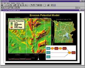ModelBuilder enables users to quickly build and interact with spatial models.
