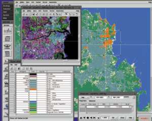 A statewide vegetation baseline data set was established using the Landsat Thematic Mapper data.