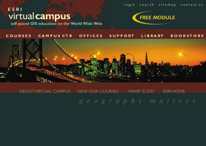 Esri Virtual Campus Web site