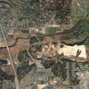 IKONOS satellite color image of area near San Diego, California
