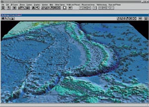 3D chart of the Challenger Deep