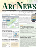 Spring 2003 ArcNews cover, click to see enlargement
