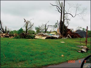 photo of storm damage