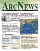 Spring 2005 ArcNews cover, click to see enlargement