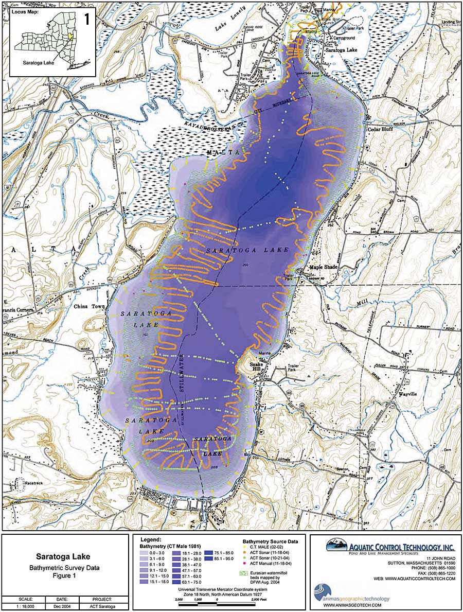 Lesser Lake Depth Chart