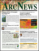 Spring 2009 ArcNews cover, click to see enlargement
