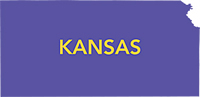 outline map of Kansas