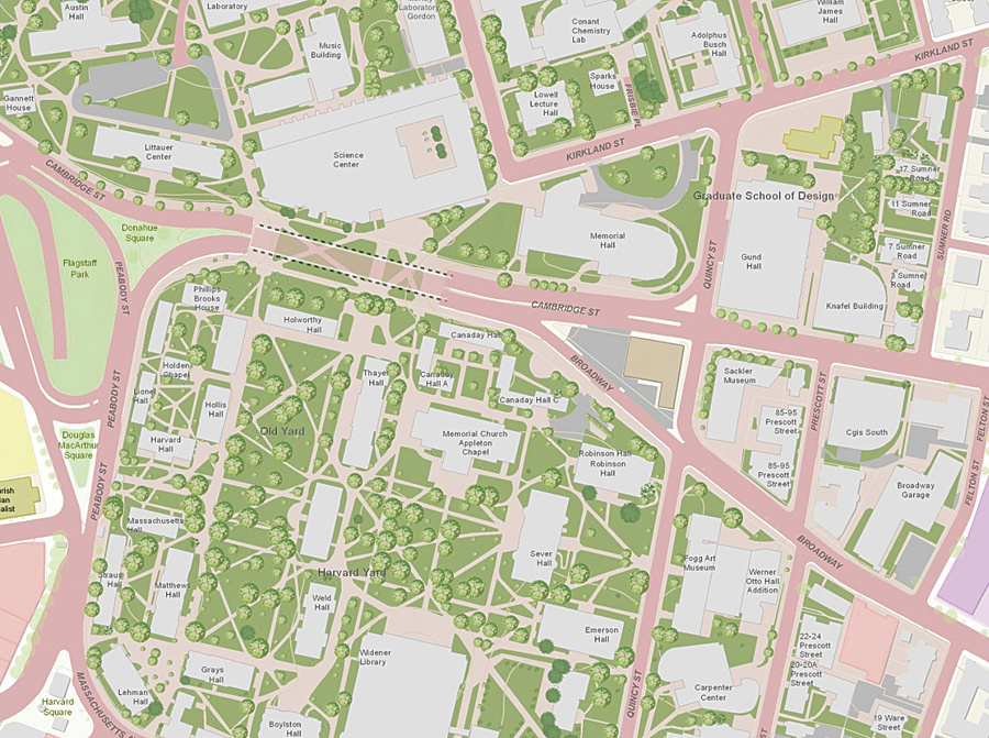 Harvard University Campus Map