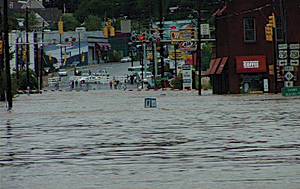 photo of the flooding in North Carolina