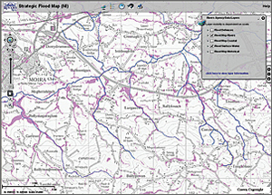 December 2011—The Strategic Flood Map was updated to include surface water flood mapping.