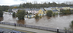 October 2011—Significant flooding through Omagh, County Tyrone.