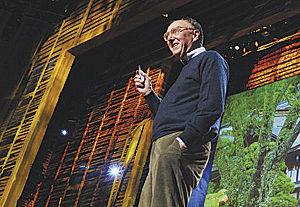Jack Dangermond at TED2010 in Long Beach, California.