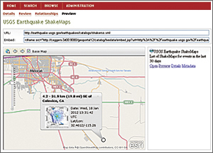Esri Geoportal Server 1.2 now includes support for using OpenStreetMap.