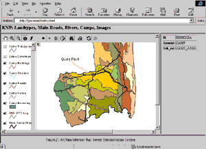 KNP's Landtypes, Main Roads, Rivers, Camps, Images Screen Shot