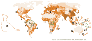 map as described below