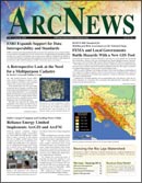 Summer 2004 ArcNews cover, click to see enlargement