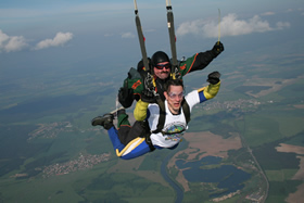 photo of Miroslav Novak skydiving