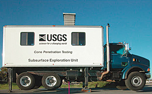 photo of USGS truck