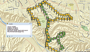 ArcGIS Explorer Desktop has integrated GPS support.