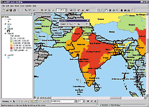 ArcMap of India