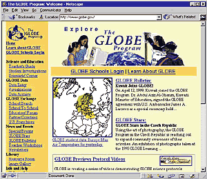 The GLOBE Program home page