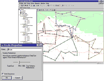 Build routes based on actual network drive time and shift your priority between customer service and cost