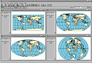 New ArcView GIS projection utility