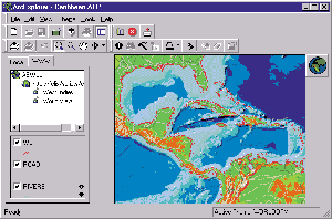 MapObjects 2 provides the OCXs and source code for the major pieces of ArcExplorer