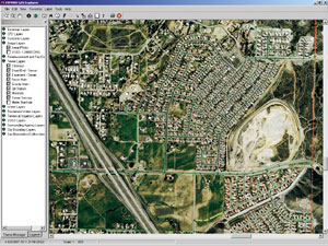 EVMWD GIS Explorer screen shot; click to see enlargement
