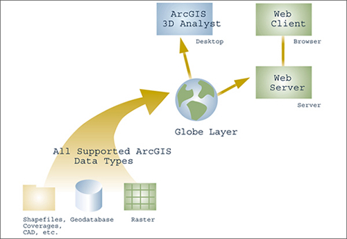 diagram of Globe layers