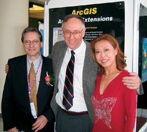 Dr. and Mrs. Kainz with Jack Dangermond