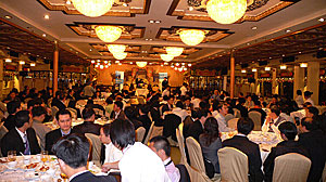 the gala dinner