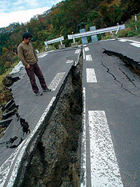 photo of road damage