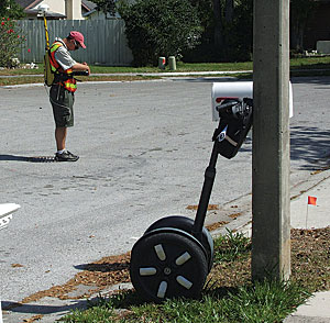 a field technician at work