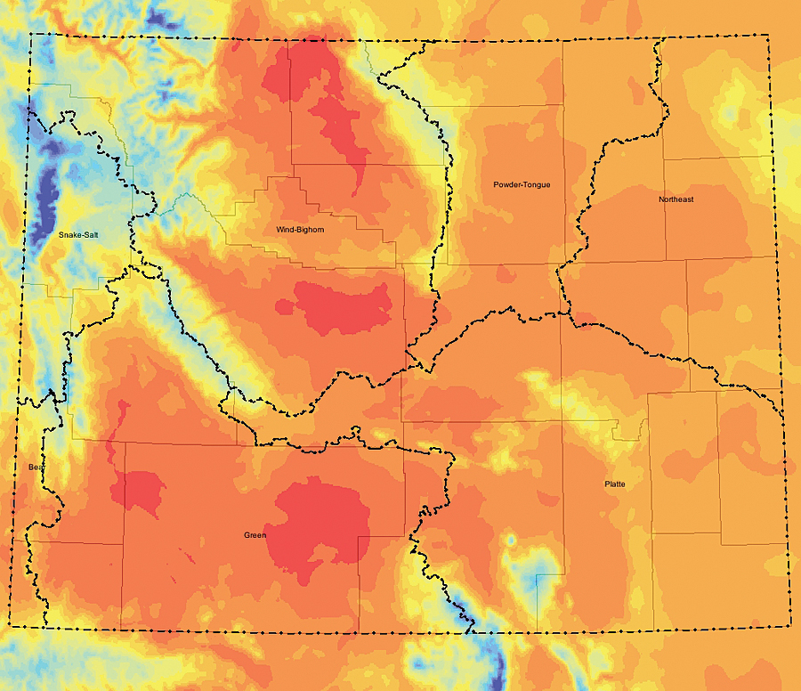Wyoming Shares Water Resources Data ArcNews Winter 2009/2010 Issue