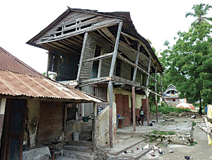 photo of damaged building