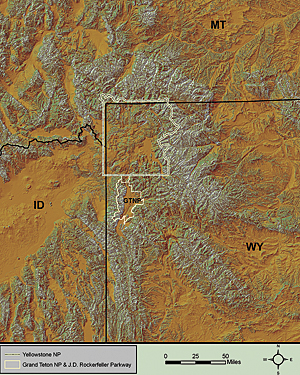 The greater Yellowstone ecosystem.