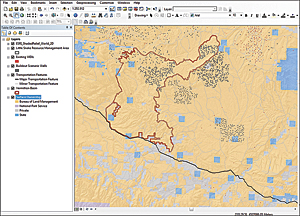 Build-out scenarios, like this one of the Vermillion Basin, illustrate development plans and help predict habitat impacts.