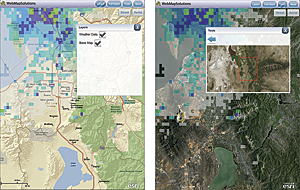 The ArcGIS application ported to AIR