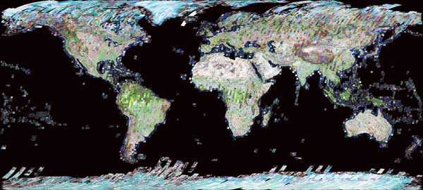 Landsat 7 World Mosaic 12/31/2000
