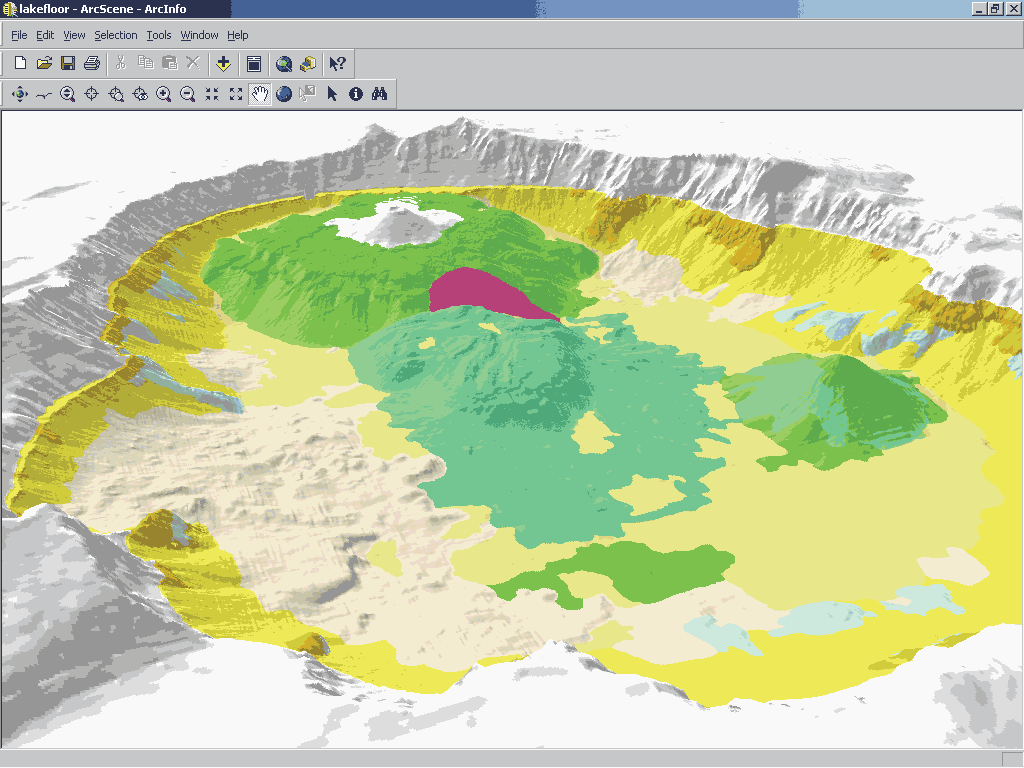 Crater Lake Depth Chart