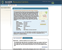 ArcGIS Resource Centers web page