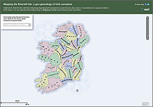 Mapping the Emerald Isle map application
