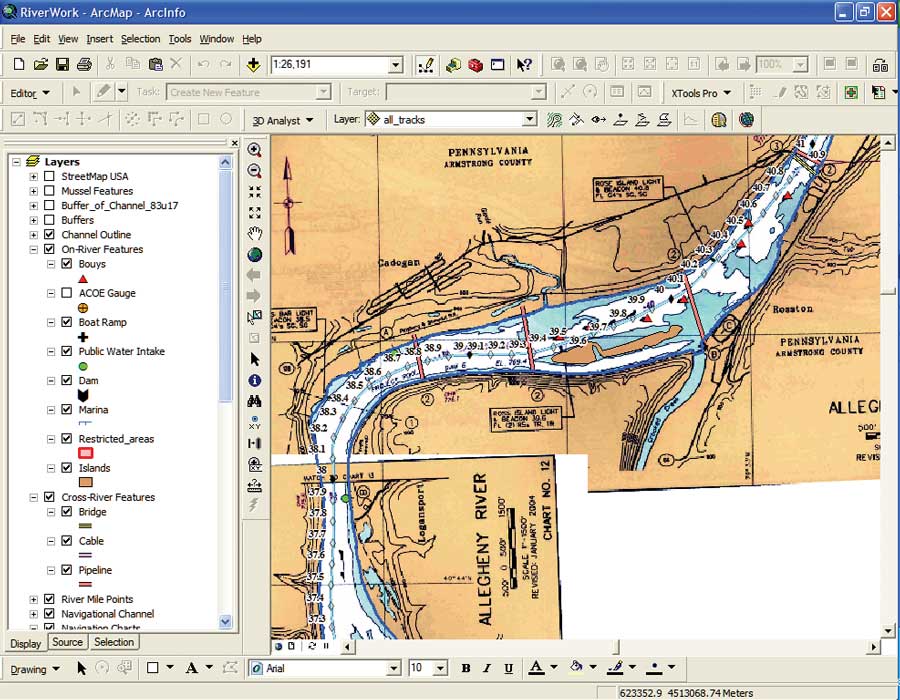 Ohio River Charts Online